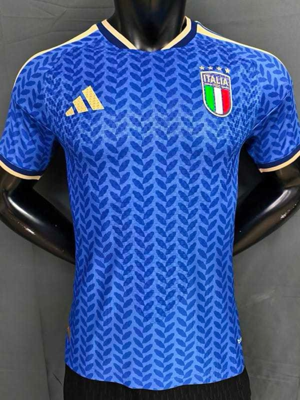 2026 Italia Home Jersey-Blue Short Sleeve